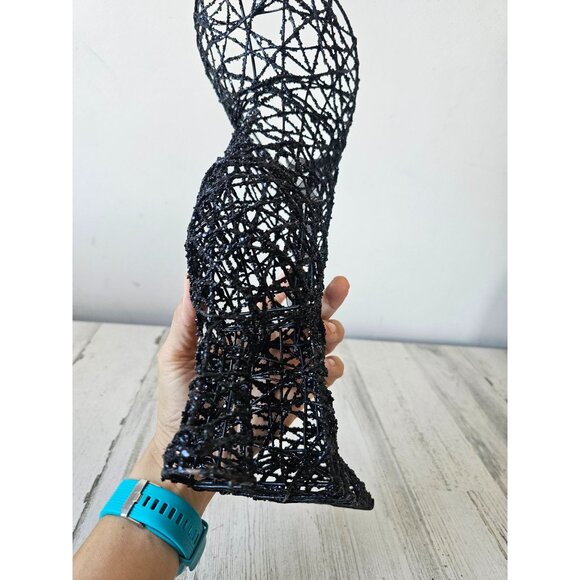 Glitter sparkle witch boot large decor life-size Halloween decor centerpiece uni - Picture 7 of 11